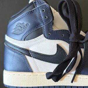 Nike Air Jordan 1 Retro High OG GS - Midnight Navy and Black